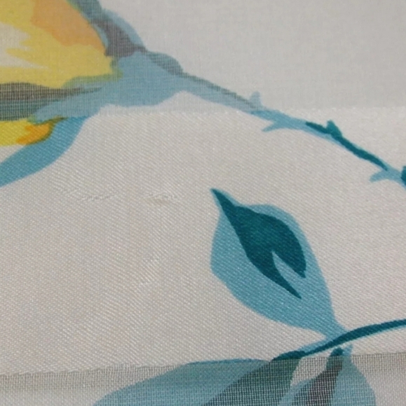 Yves Saint Laurent Floral Silk Scarf - Picture 5 of 6